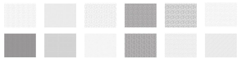 Fototapeta premium Hand drawn hatching line texture set. Crosshatch, wood, rain, stippling, circle doodle shape. Pencil draw vector illustration. white background. eps 10