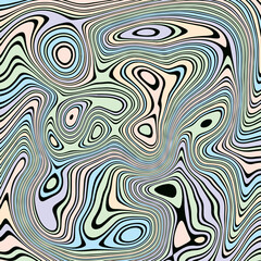 ABSTRACT ILLUSTRATION MARBLED TEXTURE LIQUIFY PSYCHEDELIC PASTEL SOFT COLORFUL DESIGN. OPTICAL ILLUSION DARK BACKGROUND VECTOR DESIGN