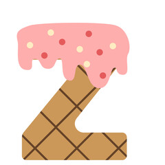 Letter Z Ice Cream