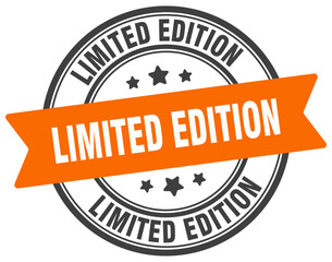 Obraz premium limited edition stamp. limited edition label on transparent background. round sign
