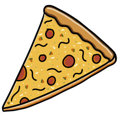 A slice of sausage cheese pepperoni pizza