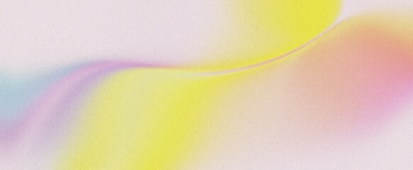 Beautiful color gradient background with noise. Abstract pastel holographic blurred grainy gradient banner background texture Colorful digital grain soft noise effect, Vintage, Retro.