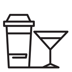 Beverage Line Icon