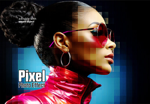 Pixel Photo Effect