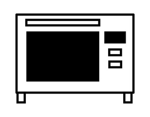 Obraz premium 電子レンジ オーブン アイコン素材
