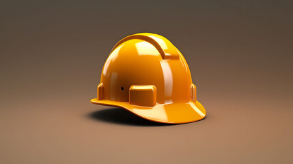 Hard hat icon mine 3d