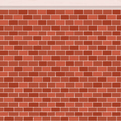 Illustration red brick wall