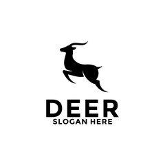 Deer Logo Designs Inspirations, Elegant Deer Antlers Vector Logo Design