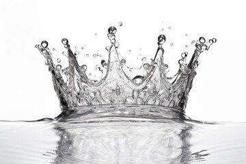 A crown of water, pure and refreshing