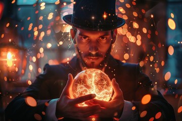 Mentalist wows audience with mind-bending tricks, captivating presence