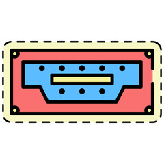 Cable Connector Sticker Style