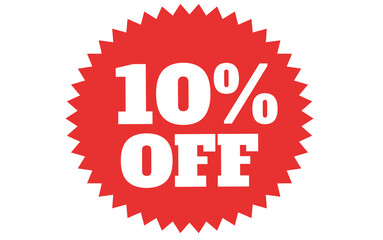 10% Off symbol
