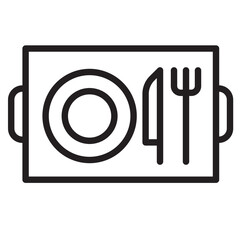Cutlery Line Icon