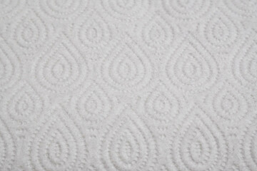 Closeup surface of toilet paper or Wiping paper - Oval pattern - abstract texture