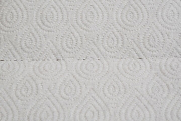 Closeup surface of toilet paper or Wiping paper - Oval pattern - abstract texture