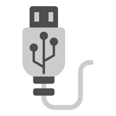 USB Cable Connector Dual Tone Classic