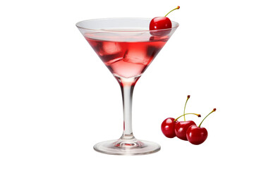 refreshing cherry cocktail drink