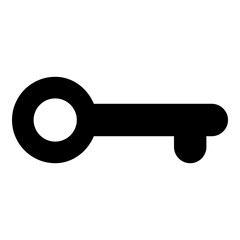 Key icon for lock, privacy and security