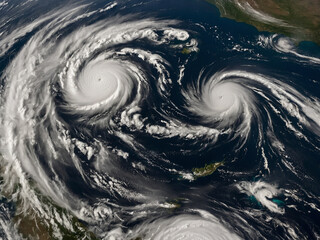 Capturing Nature's Fury, Satellite Images of Storm Formation