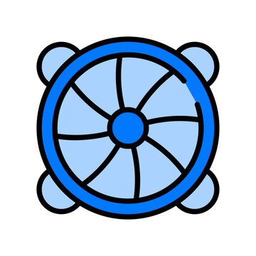 recommend clip art: CPU Cooler Blue Filled