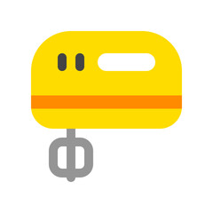 Editable hand mixer vector icon. Bakery, cooking, appliances,  kitchenware, food. Part of a big icon set family. Perfect for web and app interfaces, presentations, infographics, etc