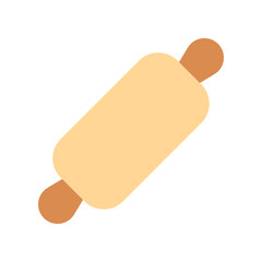 Editable rolling pin vector icon. Bakery, cooking, appliances,  kitchenware, food. Part of a big icon set family. Perfect for web and app interfaces, presentations, infographics, etc