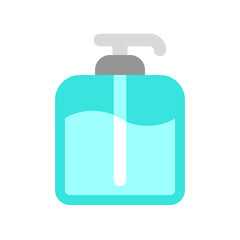 Editable shampoo pump bottle vector icon. Barbershop, lifestyle, grooming. Part of a big icon set family. Perfect for web and app interfaces, presentations, infographics, etc