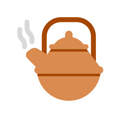 Editable teapot, kettle vector icon. Wellness, spa, relaxation. Part of a big icon set family. Perfect for web and app interfaces, presentations, infographics, etc
