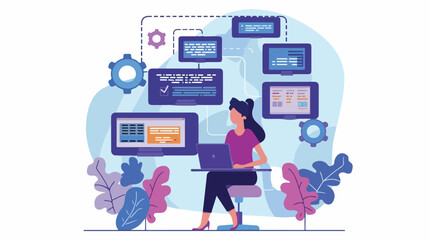 Agile software development methodology. Scrum process