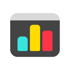 Editable dashboard chart vector icon. SEO, marketing, business. Part of a big icon set family. Perfect for web and app interfaces, presentations, infographics, etc
