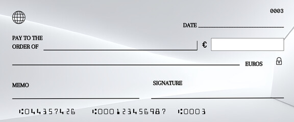 blank cheque 18 in euro - 1