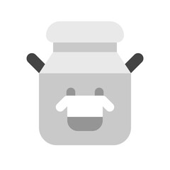 Editable milk can vector icon. Diary, farm, drink, beverage. Part of a big icon set family. Perfect for web and app interfaces, presentations, infographics, etc