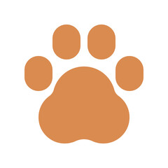 Editable animal, pet paw print vector icon. Veterinary, animal, pet care, pet shop. Part of a big icon set family. Perfect for business, web and app interfaces, presentations, infographics, etc