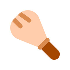 Editable blush brush vector icon. Cosmetics, makeup, skincare, beauty. Part of a big icon set family. Perfect for web and app interfaces, presentations, infographics, etc