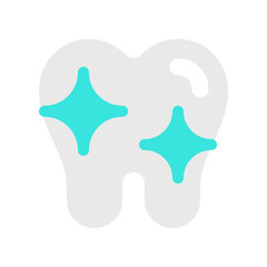 Editable healthy clean tooth vector icon. Dentistry, healthcare, medical. Part of a big icon set family. Perfect for web and app interfaces, presentations, infographics, etc