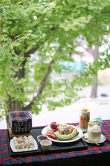 카페 디저트, 떡구이