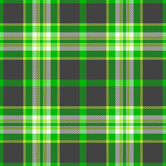 Fabric seamless texture of tartan background plaid with a check pattern vector textile.