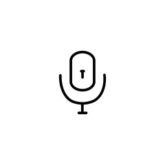 microphone line icon