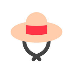 Editable sun hat vector icon. Part of a big icon set family. Perfect for web and app interfaces, presentations, infographics, etc