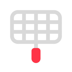 Editable bbq grill mesh rack vector icon. Part of a big icon set family. Perfect for web and app interfaces, presentations, infographics, etc