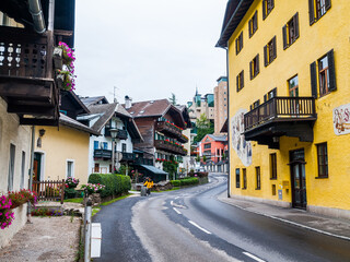 Fototapeta premium St.Wolfgang, Austria- Aug.30.2011: Beautiful citysacpe in St.Wolfgang in Austria