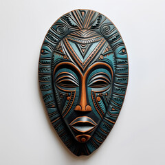 Beautiful handmade African wooden mask