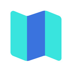 Editable map vector icon. Map, location, navigation. Part of a big icon set family. Perfect for web and app interfaces, presentations, infographics, etc