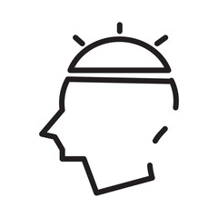 Knowledge Creativity Idea Line Icon