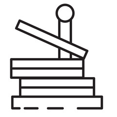 Ring Game Hoop Line Icon