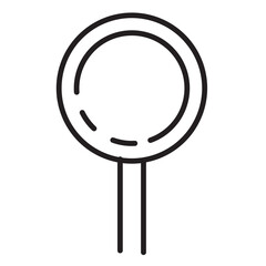 Ring Hoop Jump Line Icon