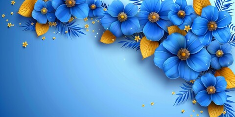 Blue flowers wallpapers hd.