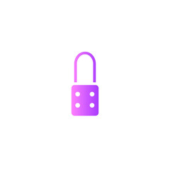 padlock gradient icon