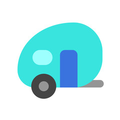 Editable rv trailer vector icon. Vehicles, transportation, travel. Part of a big icon set family. Perfect for web and app interfaces, presentations, infographics, etc
