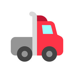 Editable semi-trailer truck vector icon. Vehicles, transportation, travel. Part of a big icon set family. Perfect for web and app interfaces, presentations, infographics, etc
